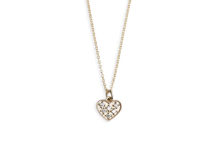 Heart Charm 14K Yellow Gold