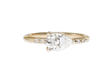 Lilia Lab Diamond Ring Andrea Bonelli Jewelry 14k Yellow Gold