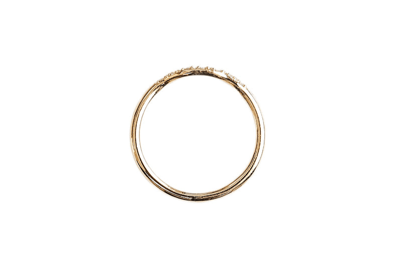 Lago Diamond Contour Band Andrea Bonelli Jewelry 