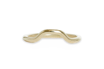 Lago Contour Band Andrea Bonelli Jewelry 14k Yellow Gold